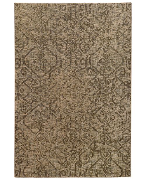 Oriental Weavers Heritage 2162j Beige Gray 9 10 X 12 10 Area Rug Reviews Rugs Macy S