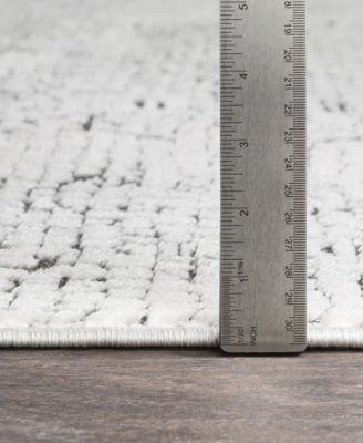 CLOSEOUT! Venezia VNZ-2309 Medium Gray 6'7" x 9'6" Area Rug