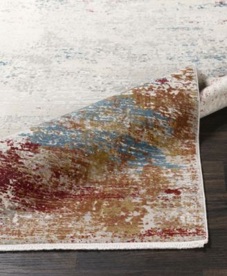 Solar SOR-2303 Burnt Orange 7'6" x 11'2" Area Rug