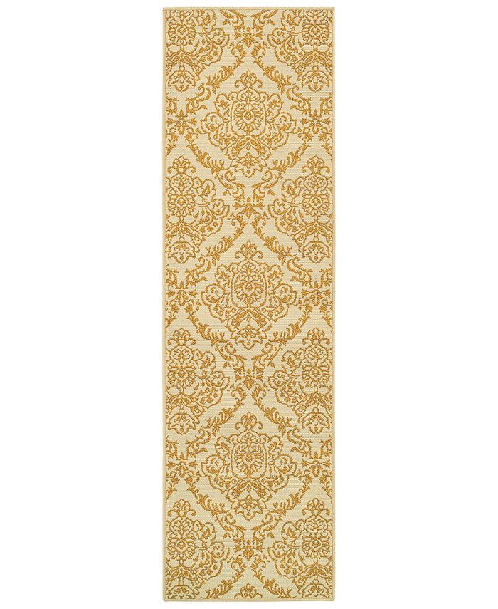 Oriental Weavers - Bali 8424 7'10" x 7'10" Indoor/Outdoor Runner Area Rug