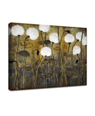 'Make A Wish' Floral Canvas Wall Art, 30x40"