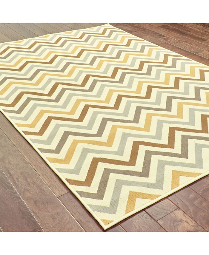 Oriental Weavers - Riviera 4593 3'7" x 5'6" Indoor/Outdoor Area Rug