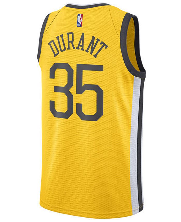 Nike Men's Kevin Durant Golden State Warriors Earned Edition Swingman ...