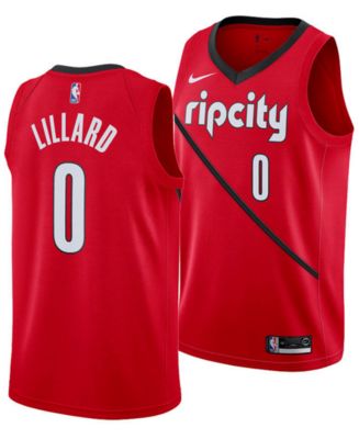Nike Portland Trail Blazers Damian Lillard Men's Hardwood Classic Swingman  Jersey - Macy's