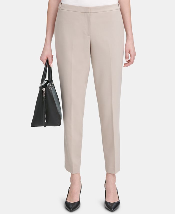 Calvin Klein Highline Straight-Leg Pants - Macy's