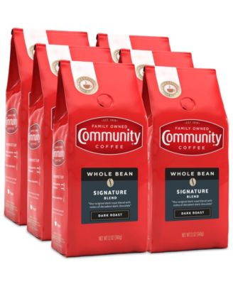 Community Coffee - CS-6: 12 OZ SIGN DARK WB