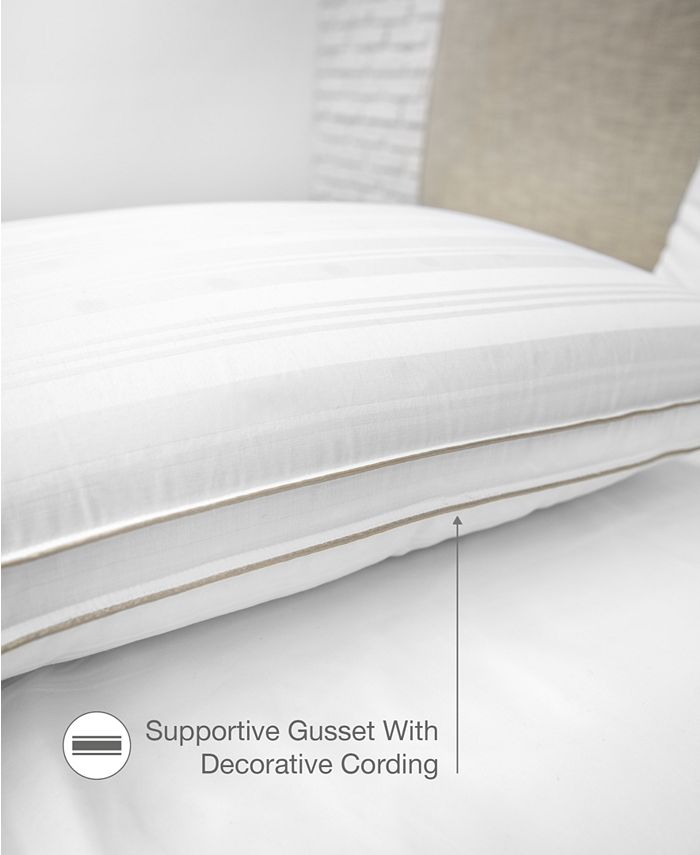 SensorPEDIC IdeaLOFT Memory Foam & Fiber Gusseted Bed Pillow Macy's