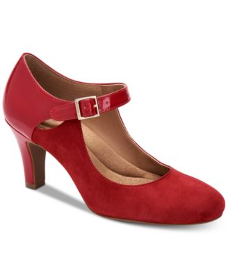 macy's red heels