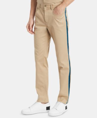 calvin klein side stripe pants