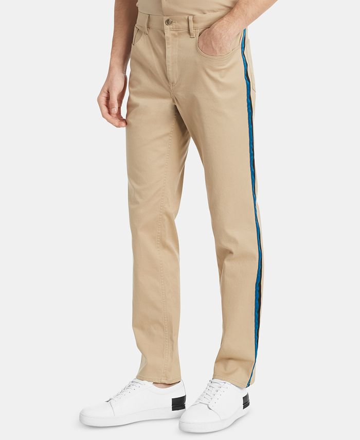 Calvin klein outlet side stripe pants