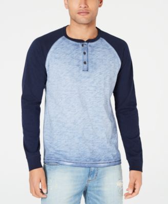 American Rag - Men's Garment Dyed Henley