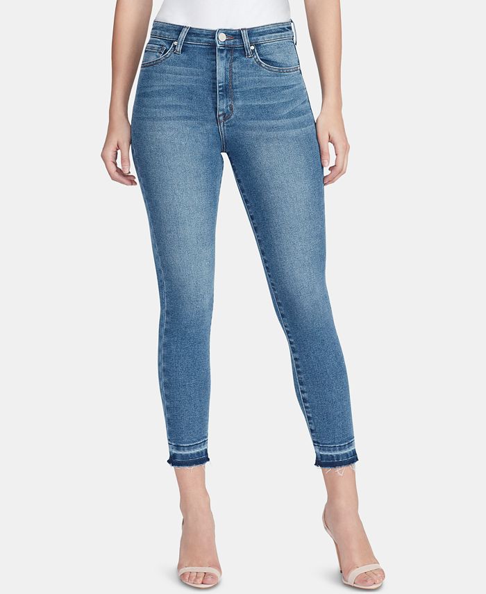 William Rast Women's Skinny Ankle Crop Jean - Mid-Rise Fitted Denim - View #9