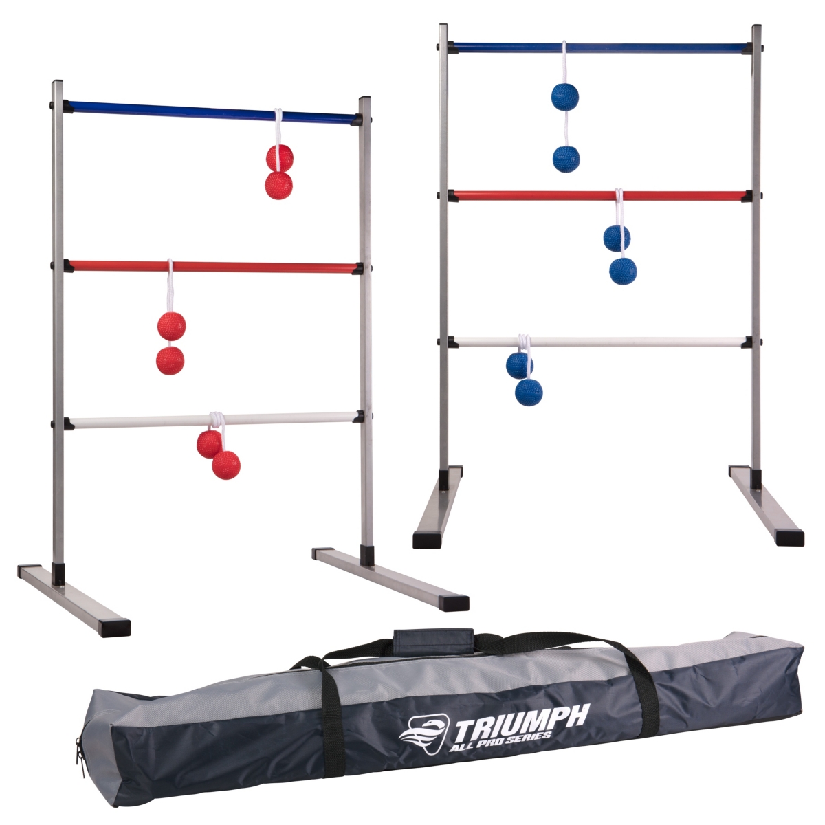 Viva Sol Triumph All Pro Series Press Fit Outdoor Ladderball Set Includes 6 Soft Ball Bolas And Durable Sport In Multi