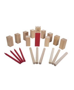 Triumph Kubb Viking Chess Outdoor Wooden Game Set Combines Bowling and Horseshoes for Players of All Ages