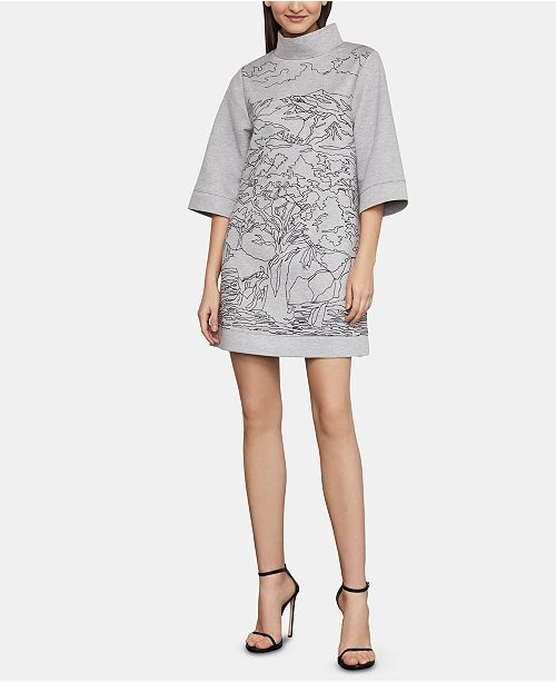 Bcbgmaxazria Printed Shift Dress Reviews Bcbgmaxazria Women