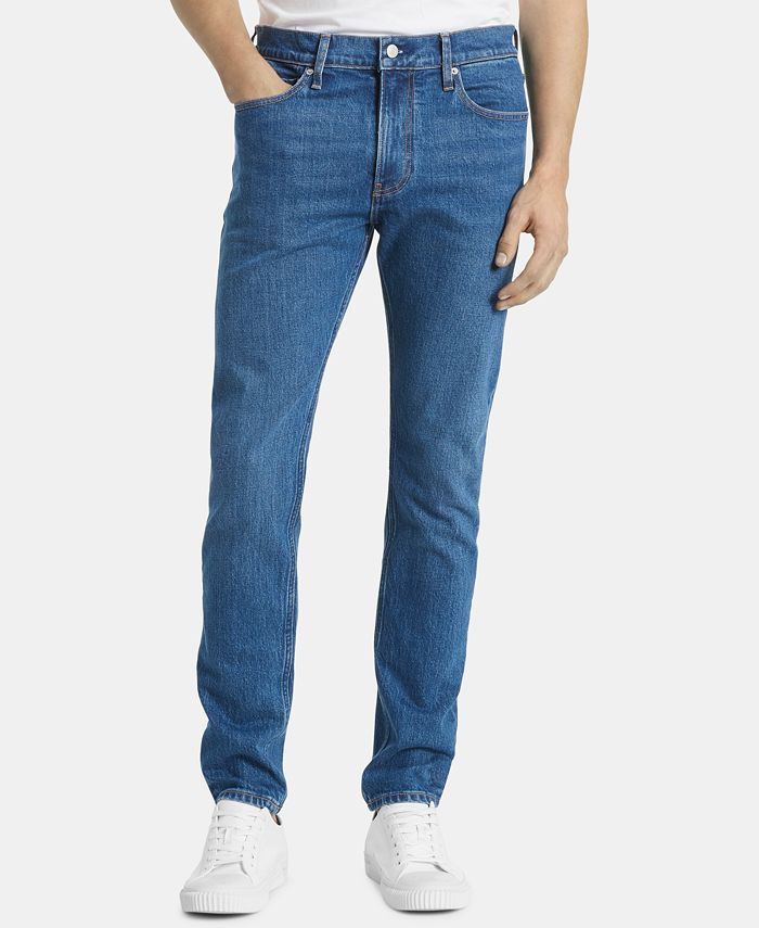 Calvin Klein Jeans Men's Slim-Fit Stretch Logo Jeans - Macy's