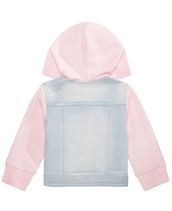 First Impressions Baby Girls Ruffle Denim Jacket, Create for Macy's