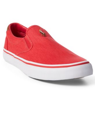 ralph lauren red sneakers