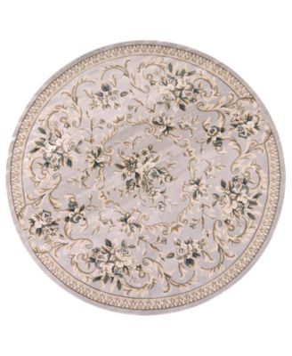 Avalon Aubusson 7'10" Round Area Rug
