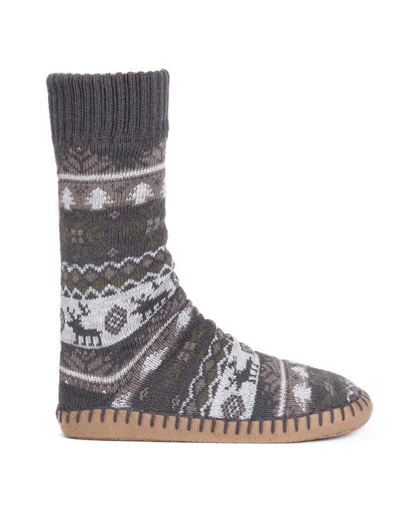 men's muk luk slipper socks