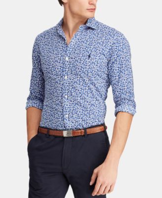 polo ralph lauren men's floral shirt