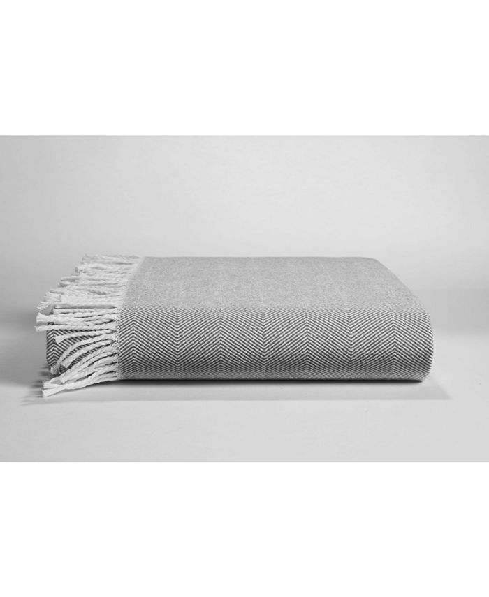 DownTown Company Herringbone Blanket Macy's
