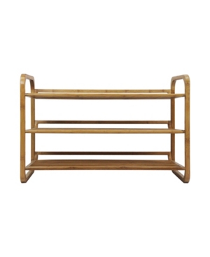 Oceanstar 3-Tier Bamboo Shoe Rack