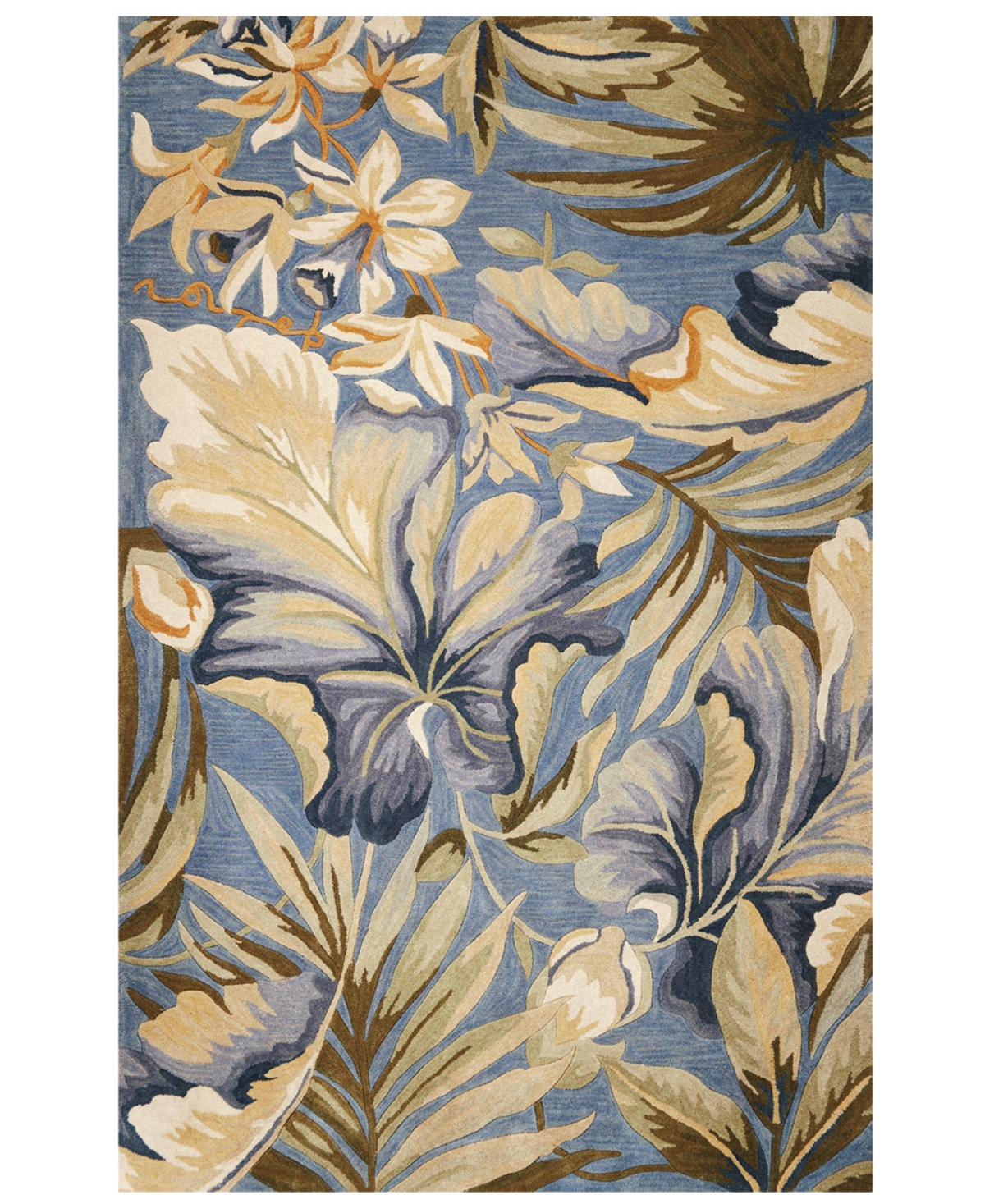 Kas Sparta Paradise 3'6" X 5'6" Area Rug In Blue