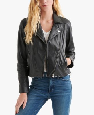 Lucky Brand - Leather Moto Jacket