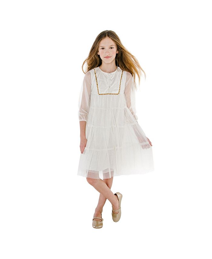 Masala Baby Girls Metallic Gypsy Dress - Macy's