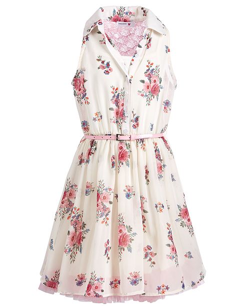 Beautees Big Girls Printed Shirtwaist Dress & Reviews - Dresses - Kids ...