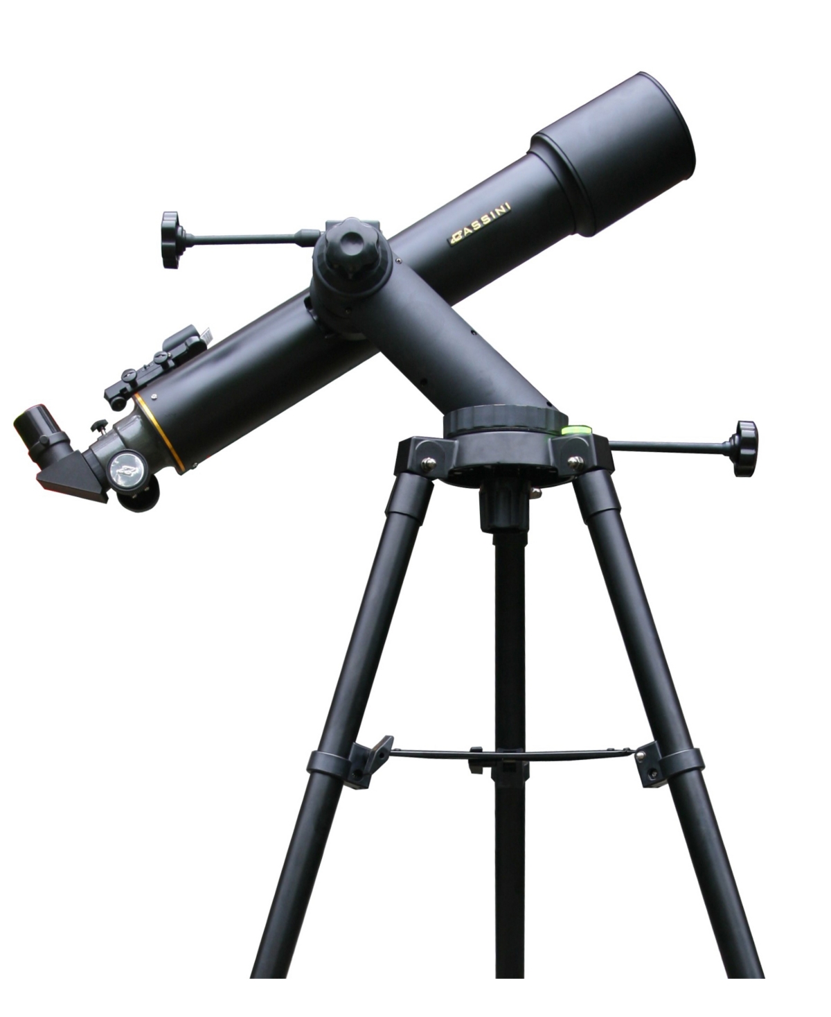 Shop Cosmo Brands Cassini 600mm X 90mm Day And Night Tracker Mount Telescope And Smartphone Adapter In Black