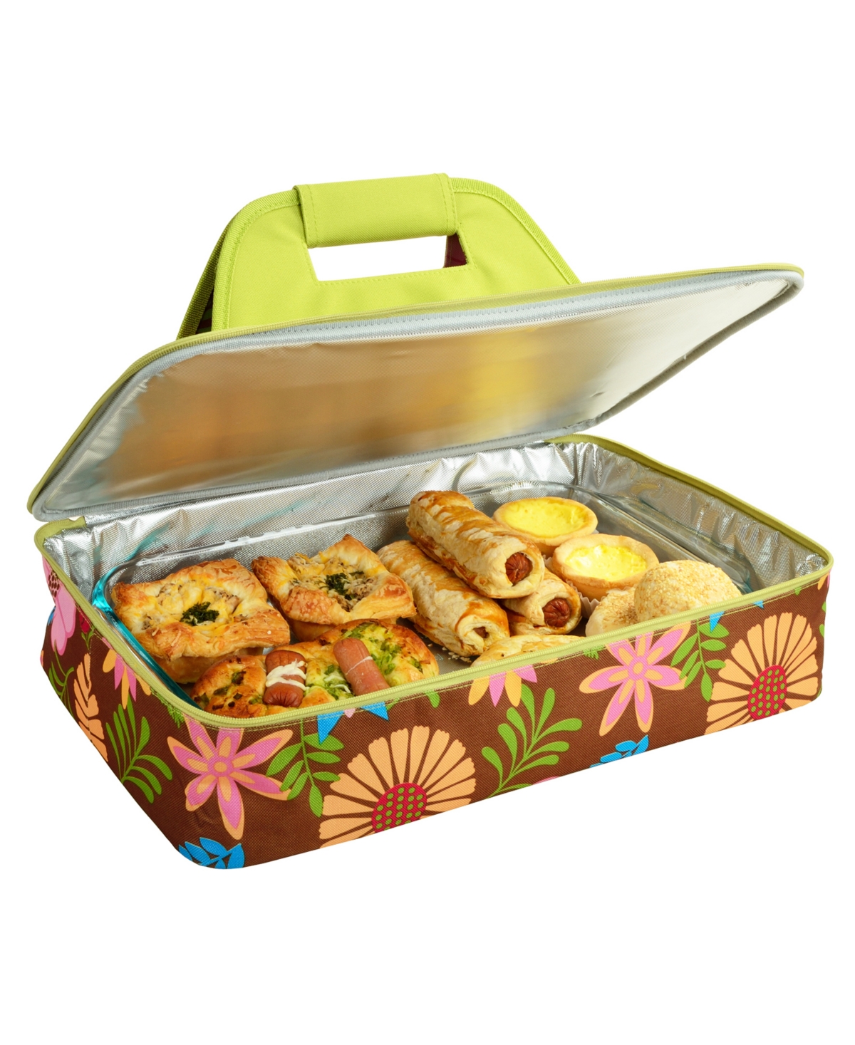 Insulated Food or Casserole Carrier to keep Food Hot or Cold - Blue