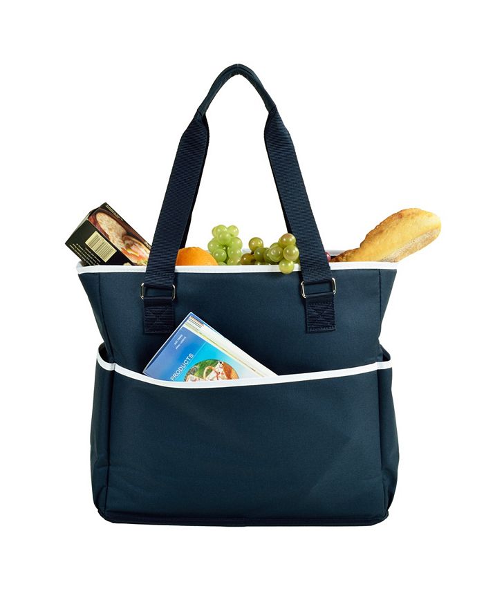 Picnic At Ascot Large Insulated Six Pocket Travel BagZip Top Leak