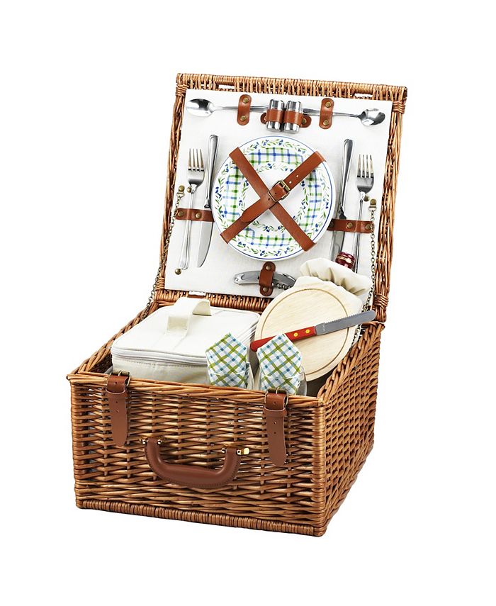 Picnic At Ascot Cheshire EnglishStyle Willow Picnic Basket with