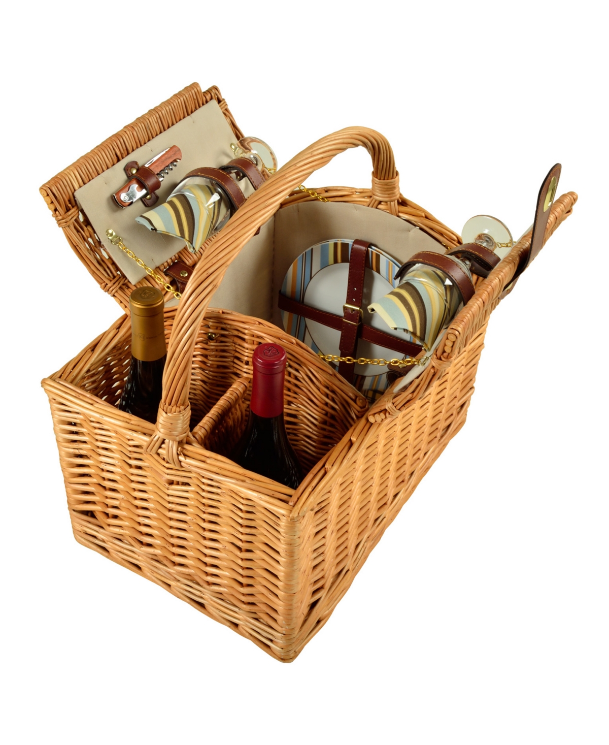 Picnic at Ascot Vineyard Willow Wine, Picnic Basket with service for 2
