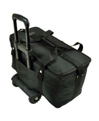 Extra large 36 Quart Hybrid Semi-Rigid Wheeled Folding Cooler