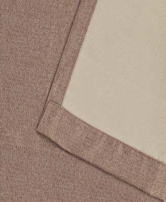 Linen-Inspired Room Darkening Grommet Top Curtains, 52" x 84" (Set of 2)