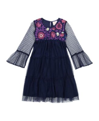 Masala Baby Girls Tulle Gyspy Dress - Macy's