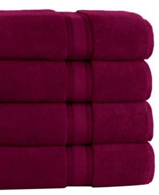 magenta bath towels