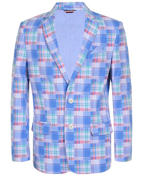 Tommy Hilfiger Big Boys Patchwork Cotton Blazer Reviews