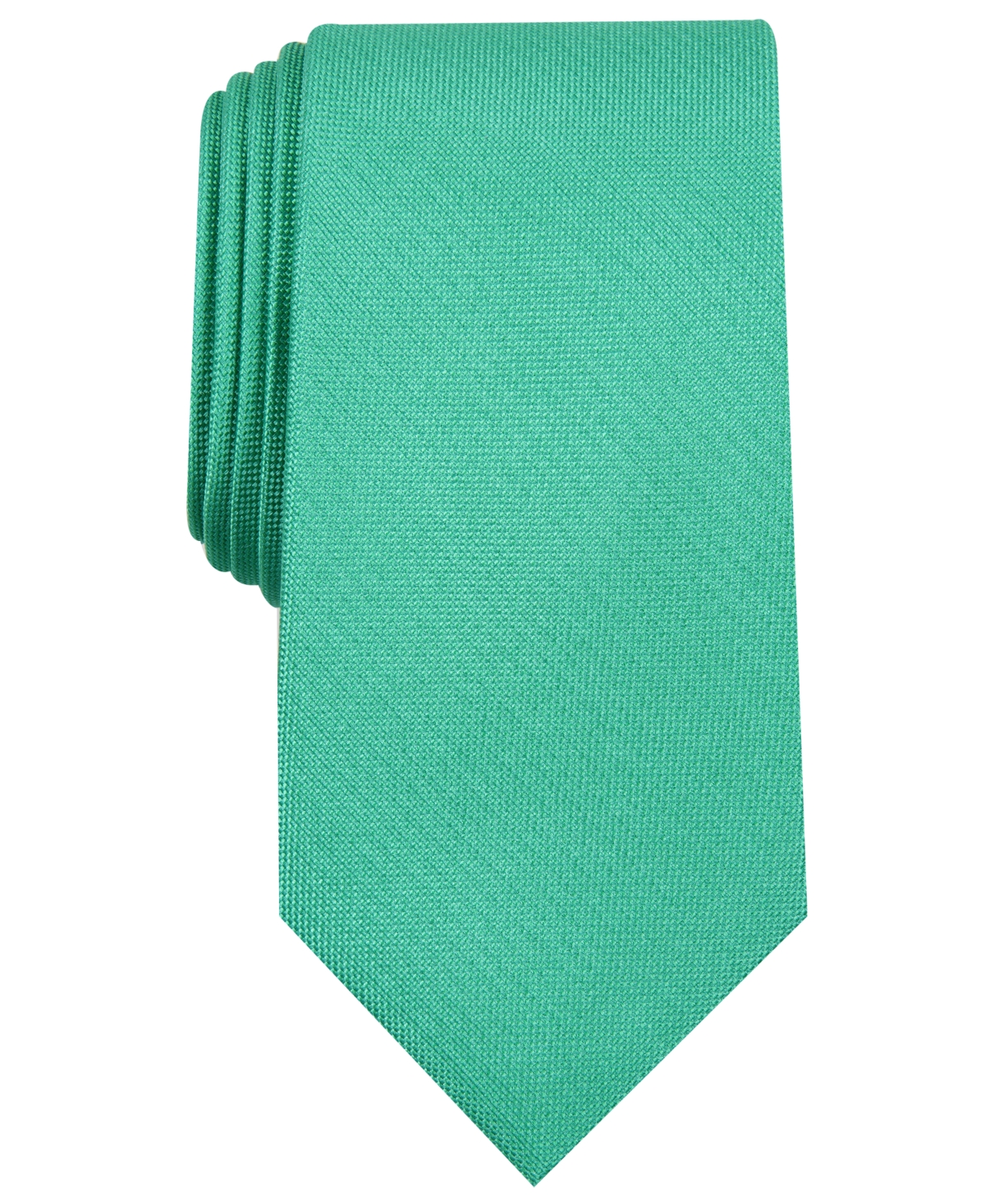 Club Room Men's Solid Tie, Created For Macy's In Kelly Green