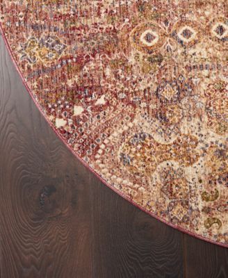 Taza Lavar 5' Round Area Rug
