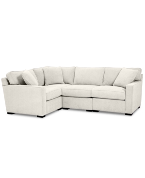 FURNITURE RADLEY FABRIC 4-PC. SECTIONAL SOFA WITH CORNER PIECE, CREATED FOR MACY'S