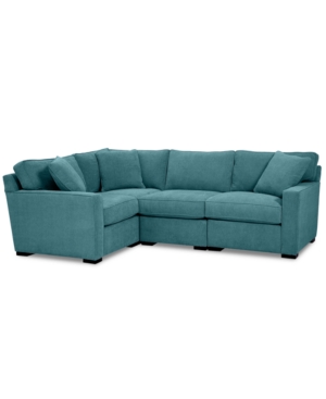 FURNITURE RADLEY FABRIC 4-PC. SECTIONAL SOFA WITH CORNER PIECE, CREATED FOR MACY'S