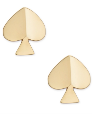 image of Kate Spade New York Gold-Tone Spade Extra Small Stud Earring