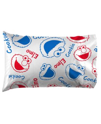 Sesame Street Elmo Cookie Squares Twin Bed in  a bag