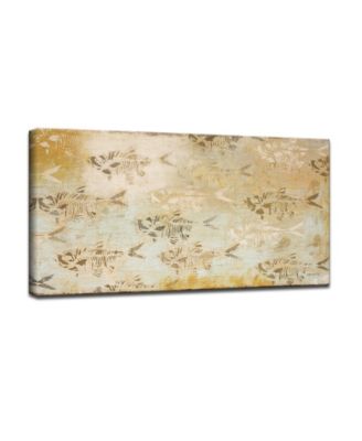 'Hardened Class' Abstract Canvas Wall Art - 30" x 60"
