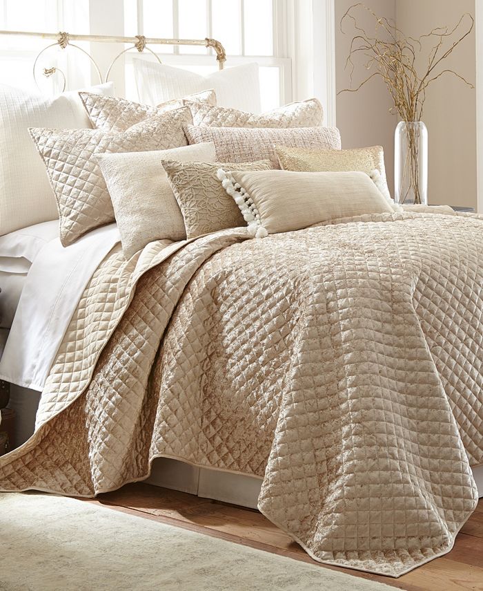 Levtex Home Champagne Velvet Twin Quilt Set Macy's