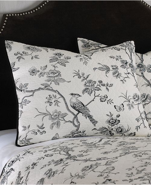 Levtex Home Black Toile Twin Quilt Set & Reviews Quilts & Bedspreads